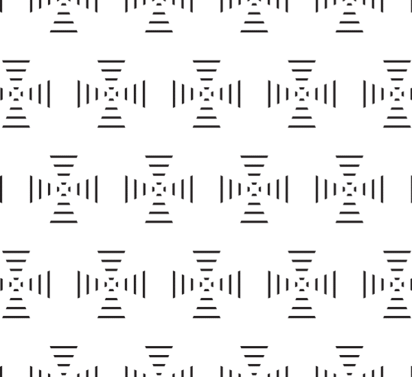 Antena Wallpaper - Antena Wallpaper features a striking geometric pattern of angular triangular shapes and vertical lines