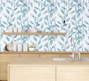 Trailing Light Vines Wallpaper