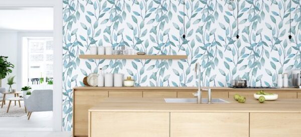 Trailing Light Vines Wallpaper