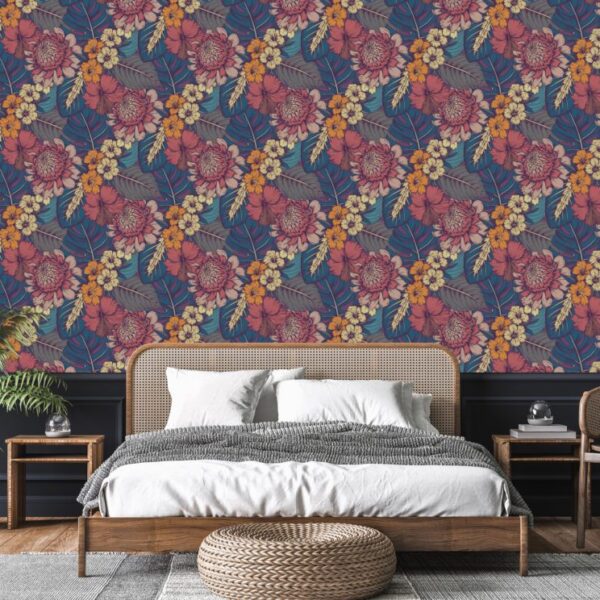 Rubber Hose - Canadian-made peel and stick wallpaper for bedroom and living room walls