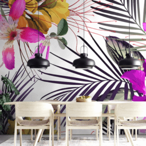 Palm leaf wallpaper and wall murals for sale in South Africa. Wallpaper and wall mural online store with a huge range for sale.