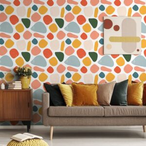 Abstract circles wallpaper and wall murals shop in South Africa. Wallpaper and wall mural online store with a huge range for sale.