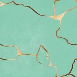 Greenish blue marble with gold inlays wallpaper and wall murals shop in South Africa. Wallpaper and wall mural online store with a huge range for sale. 