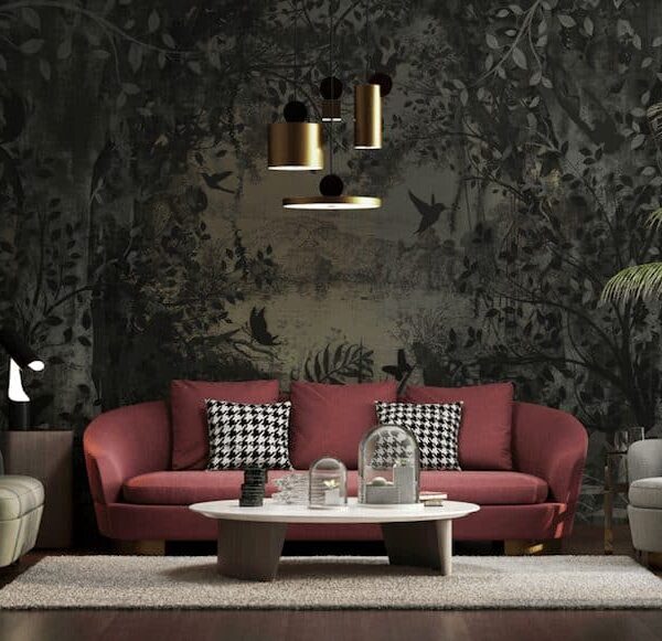 Dark path in the woods with birds wallpaper and wall murals shop in South Africa. Wallpaper and wall mural online store with a huge range for sale.