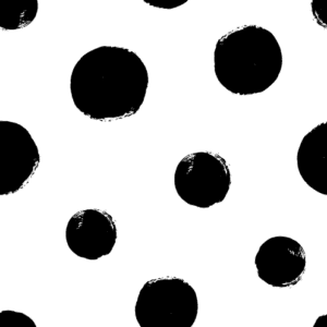 Iota Wallpaper - Make a striking statement with Iota Wallpaper, featuring organic black circles and shibori-inspired spots