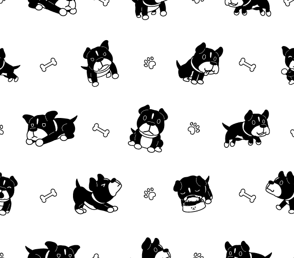 Icon style bulldogs and bones wallpaper and wall murals shop in South Africa. Wallpaper and wall mural online store with a huge range for sale.