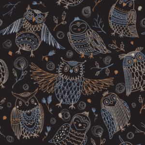 Abstract owls pattern wallpaper and wall murals shop in South Africa. Wallpaper and wall mural online store with a huge range for sale.