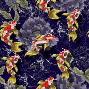 Koi Cluster Wallpaper