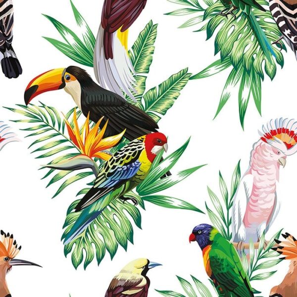 Fab Fowls Wallpaper