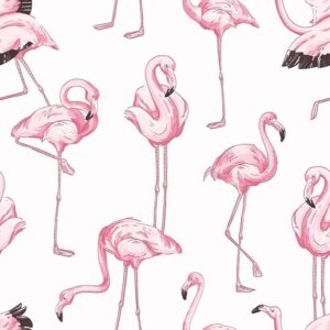Fabulous Flamingos Wallpaper