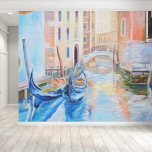Mural Oil Paint Canal
