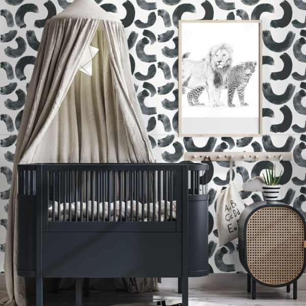 Durango Curl - Canadian-made peel and stick wallpaper for living room and bedroom walls
