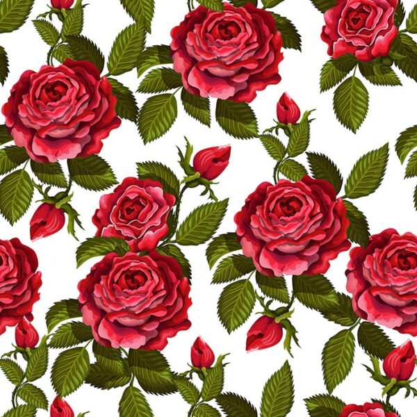 Traditional Roses Wallpaper