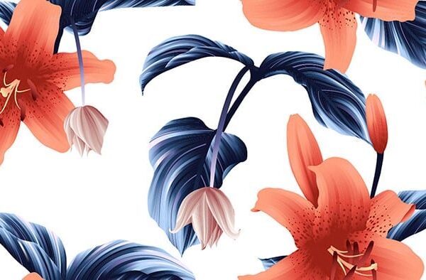 Salmon Symphony Wallpaper