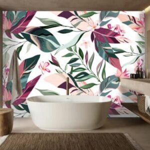 Mural Hanley Floral - The Mural Hanley Floral brings the tranquility of a lush forest into your space with its beautifully