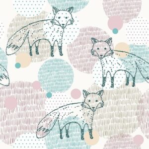 Fleeting Foxes Wallpaper