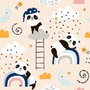 Panda Parade Wallpaper