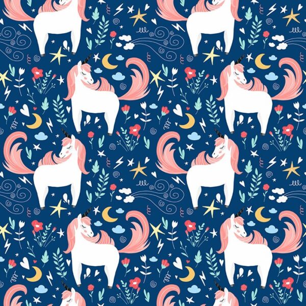 Sassy Unicorn Wallpaper - This enchanting wallpaper features adorable white unicorns with flowing coral pink manes prancing