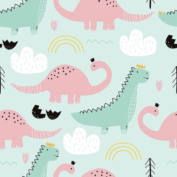 Pastel Dinos Wallpaper