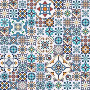 Blanc Micro Tile Wallpaper