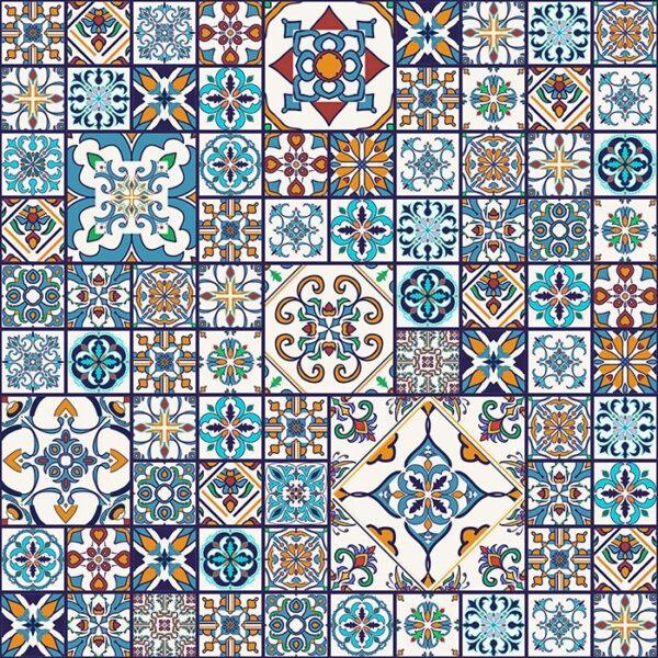 Blanc Micro Tile Wallpaper