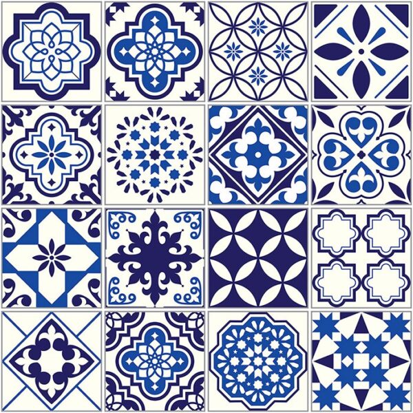 Toledo Tile Wallpaper - Toledo Tile Wallpaper brings timeless Portuguese-inspired elegance to any space with its intricate