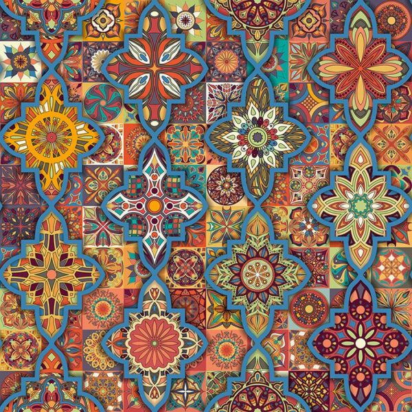 Santana Tile Wallpaper - Santana Tile Wallpaper showcases a stunning kaleidoscopic arrangement of intricate geometric and
