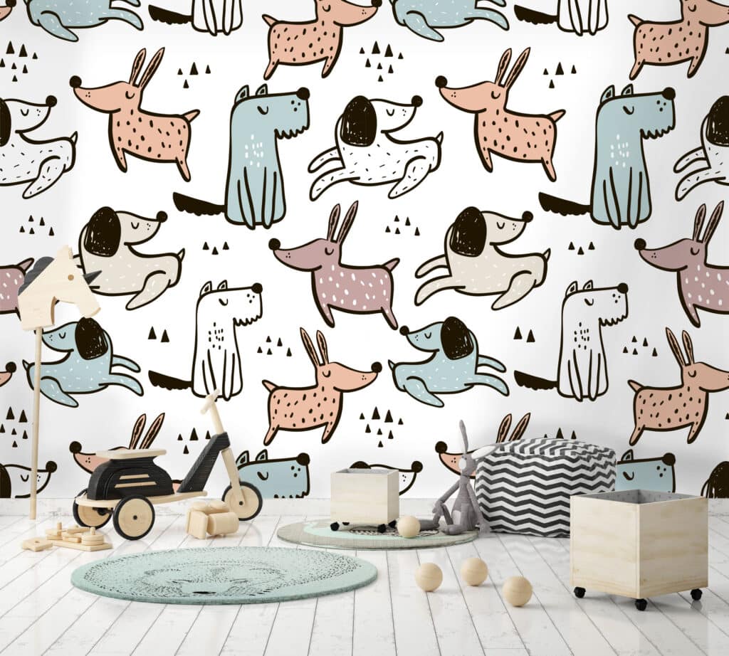 Pupper Mural si e1658389067904 | Peel & Stick Wallpaper Online | Proudly Made in Canada