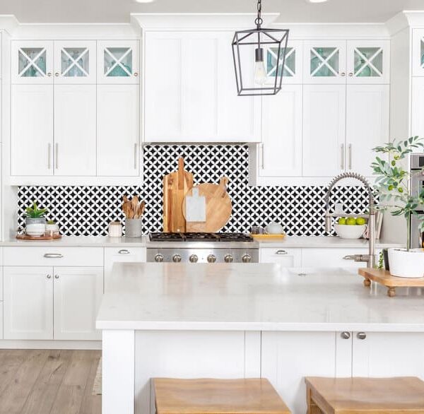 Opposite Tile - Canadian-made peel and stick wallpaper for bathroom and kitchen walls