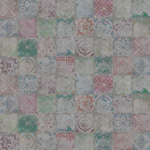 Vintage Solaa Tile Wallpaper - This enchanting vintage tile wallpaper combines traditional geometric patterns with a