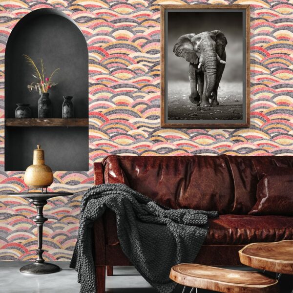 Ilifu Fade - Canadian-made peel and stick wallpaper for bathroom and kitchen walls
