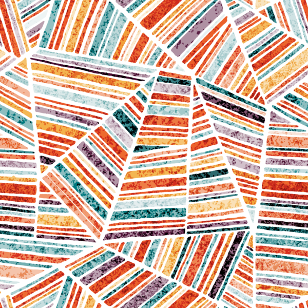 Inkambu Line Wallpaper - This vibrant Inkambu Line Wallpaper features an energetic geometric pattern of interlocking stripes