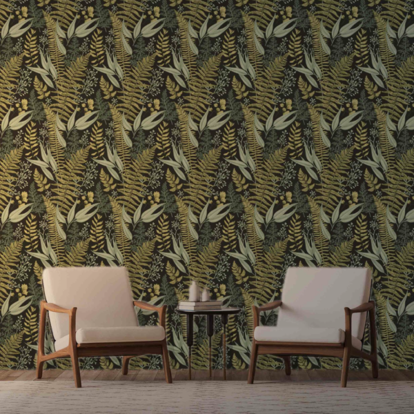 Sage Midnight Wallpaper - Sage Midnight Wallpaper brings the tranquility of a forest directly into your home with its