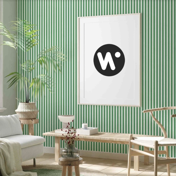 Seafoam Stripes Wallpaper - Seafoam Stripes Wallpaper brings a refreshing natural aesthetic with its delicate vertical