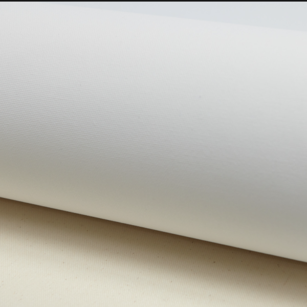 Custom Mural - This custom mural features a soft, textured canvas finish with subtle gradient tones that create elegant