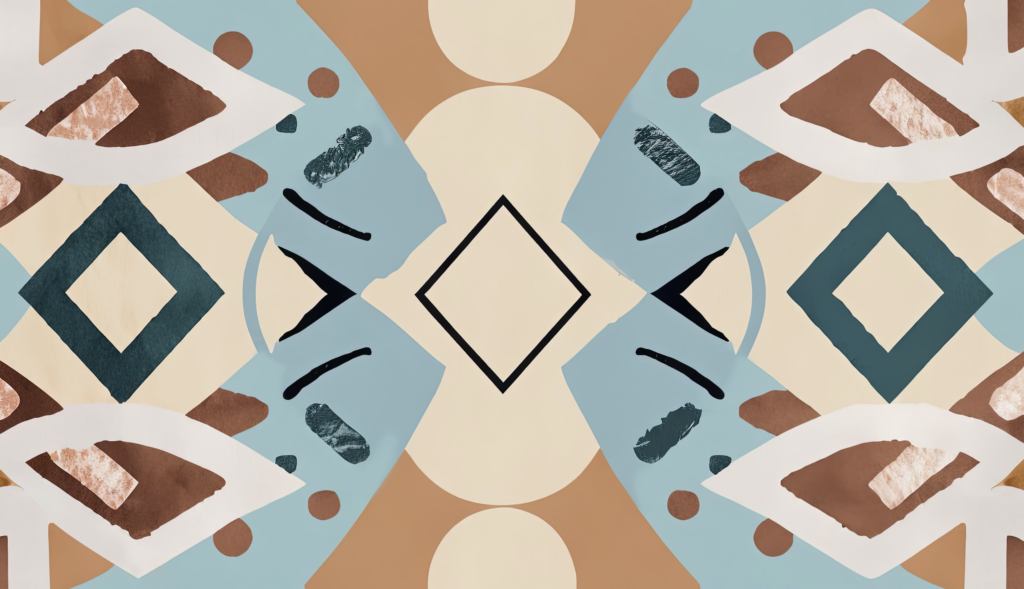 Colorful abstract geometric wallpaper