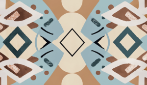 Colorful abstract geometric wallpaper