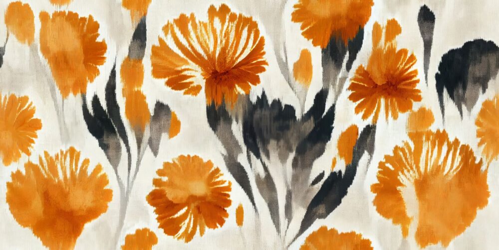 Marigold Meadows Mural 591715990 1 | Peel & Stick Wallpaper Online | Proudly Made in Canada