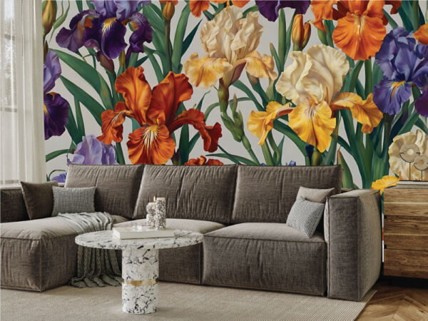 The White Lotus - Mural Iris