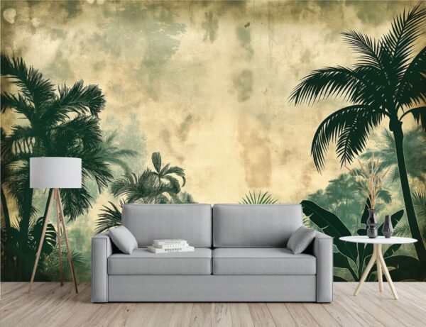 The White Lotus - Mural Vintage Jungle