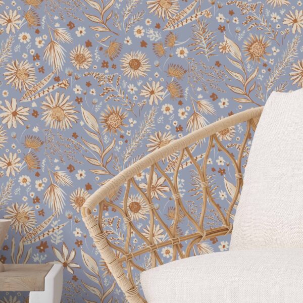 Wallpaper presentation mock up. Furniture and details on transparent background. Copy space for wallpaper design, wall panels, photo wallpaper, print or paint. Interior wall mockup. Display, show. 3D.