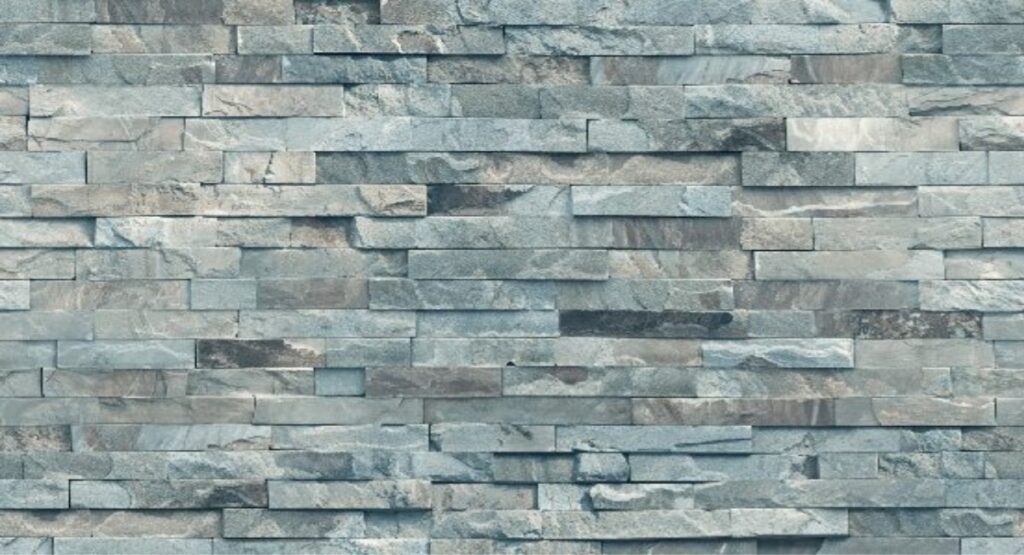 Textured Mural Cerulean Cladding wallpaper