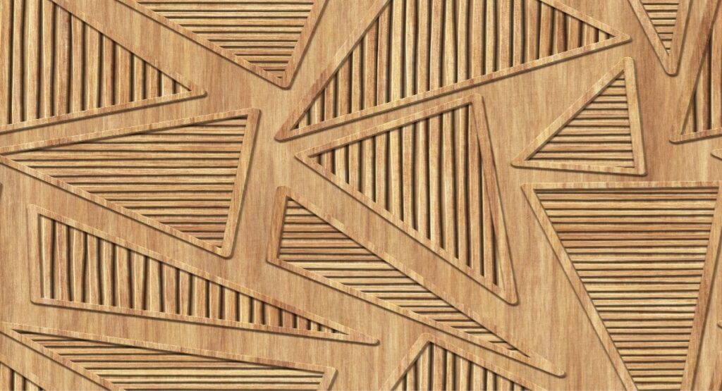 A wood-like Kindling Shapes Wallpaper