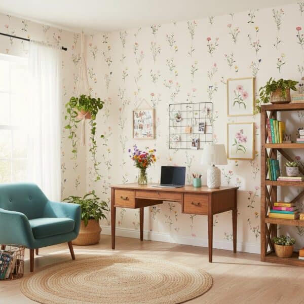 Dainty Meadow Bloom Wallpaper