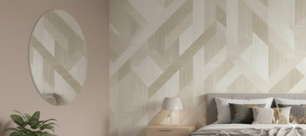 A zoomed in of a Linear Labyrinth Mural