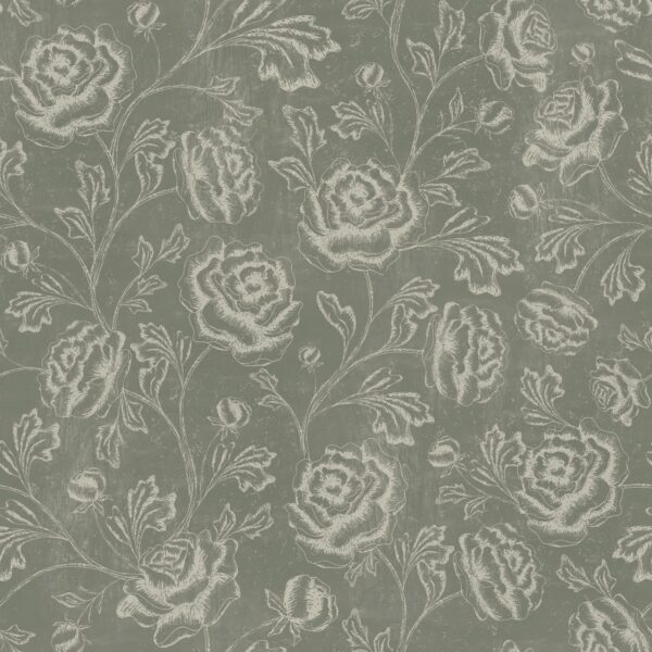 Magdalene Roses in Vintage Sage Green