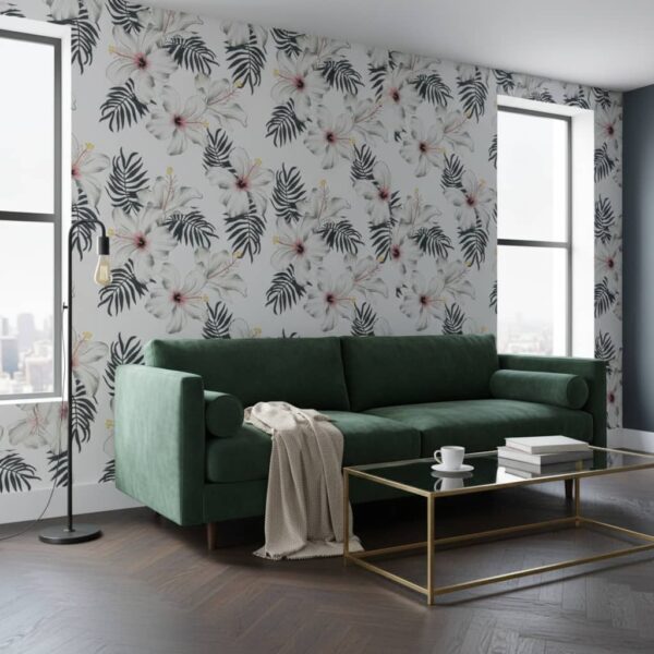 Begonias Wallpaper wallpaper in a NYC Apartment room