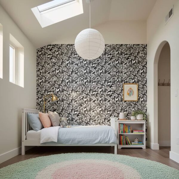 Corsica Inverse Wallpaper wallpaper in a Children's Room room
