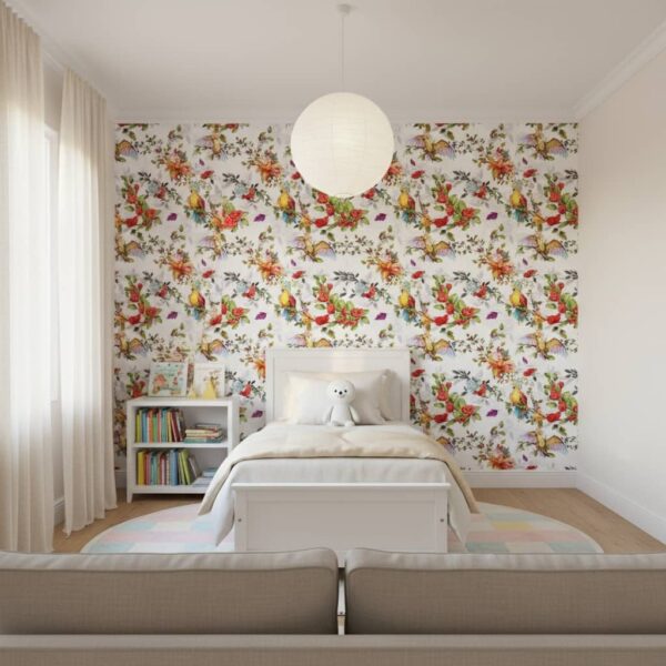 Crowned Colours Wallpaper wallpaper in a Children's Room room