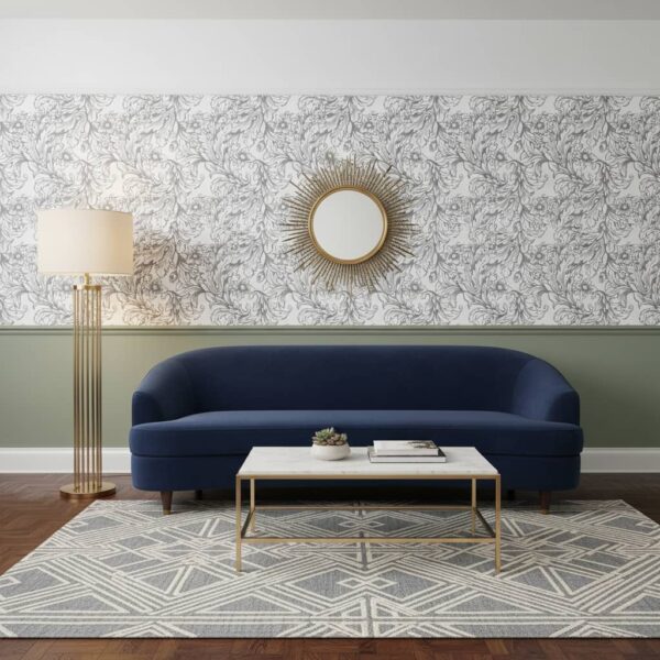 De la Reina Wallpaper wallpaper in a Art Deco room